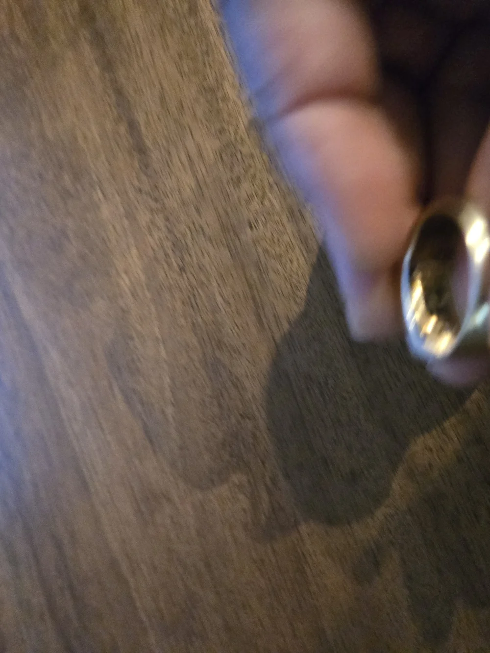 Men's Silver-Tone Ring with Clear Center Stone and Pavé Accents